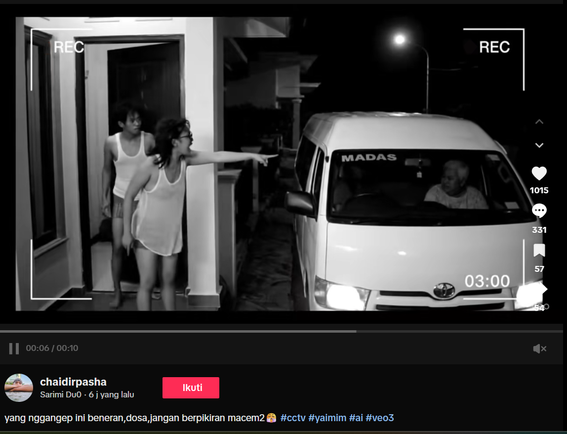 video parodi Sahara dan Agil ada main